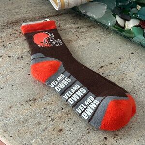 NFL Cleveland Browns socks slippers socks Casual Socks NIP NWT new accessory